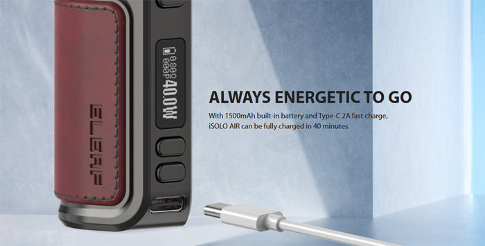 Eleaf iSOLO AIR Pod Mod Kit 40W 1500mAh