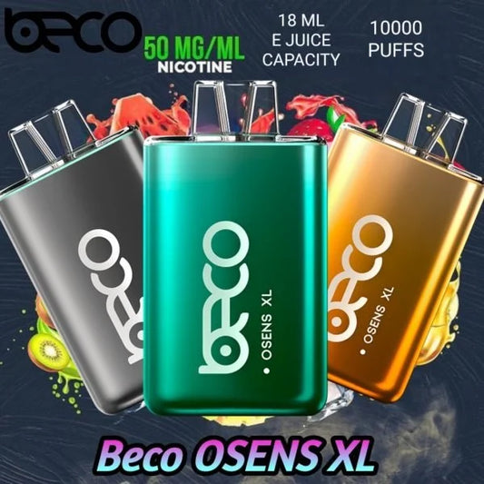 BECO Osens XL Disposable 10000Puffs Rechargeable Vape in Dubai, UAE