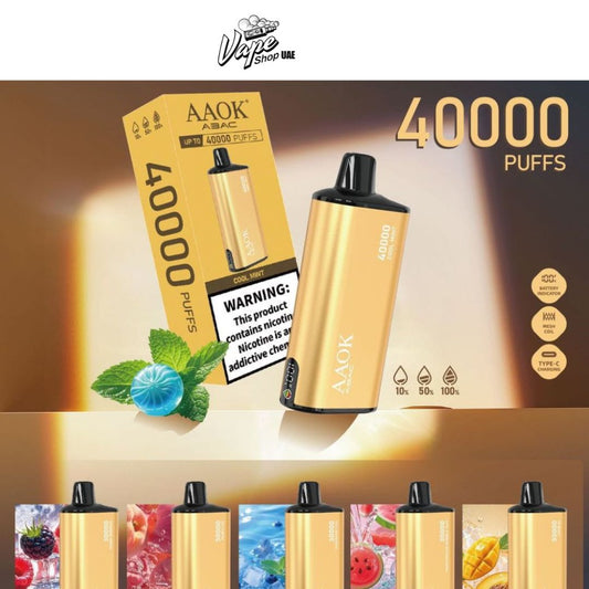 AAOK AK40000 Puffs Disposable Vape in Dubai UAE