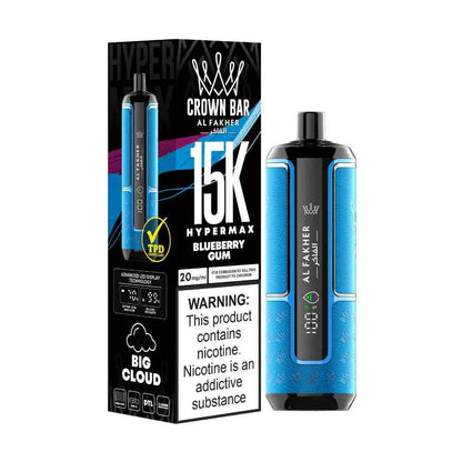 Al Fakher Crown Bar Hypermax 15000 Puffs Disposable Vape in Dubai UAE