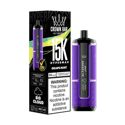 Al Fakher Crown Bar Hypermax 15000 Puffs Disposable Vape in Dubai UAE