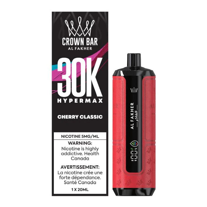 AL FAKHER Crown Bar HYPER MAX 30000 Puffs Disposable Vape in UAE