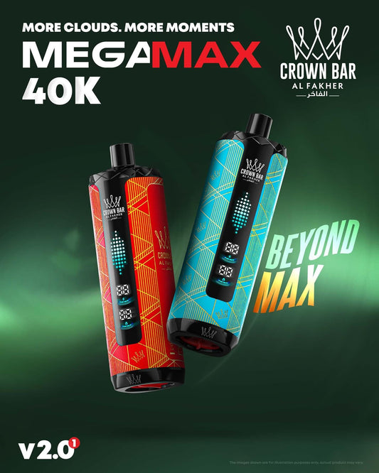 Al Fakher Crown Bar Mega Max 40000 Puffs Disposable Vape in UAE