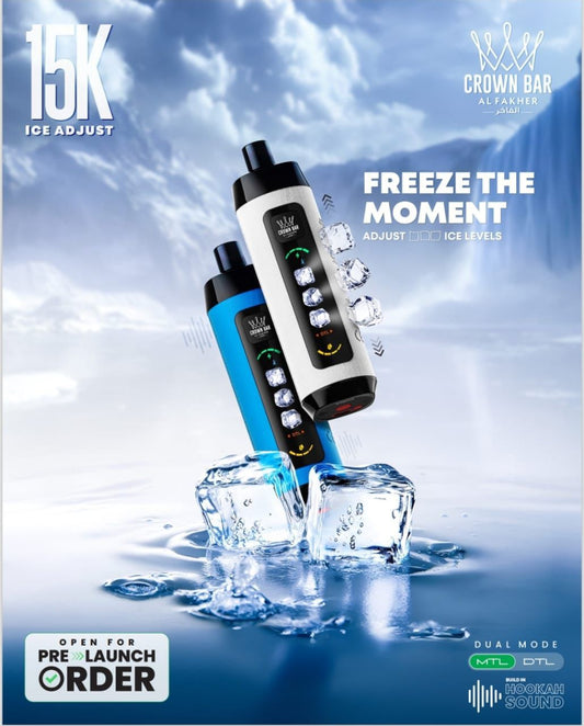 Al Fakher Crown Bar 15000 Ice Adjust Disposable Vape in UAE