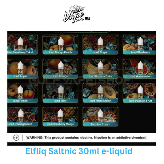 New Elfliq Saltnic 30ml E-Liquids In Dubai Abu Dhabi UAE