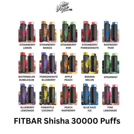FITBAR Shisha 30000 Puffs 20MG Disposable Vape in Dubai UAE