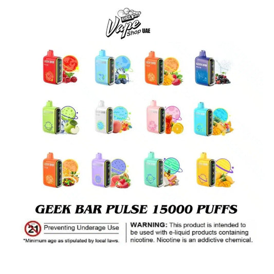 GEEK Bar Pulse 15000 Puffs Disposable Vape In Dubai UAE