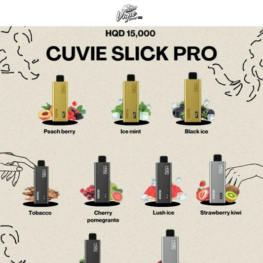 HQD Cuvie Slick Pro 15000 Puffs Disposable Vape In Dubai UAE
