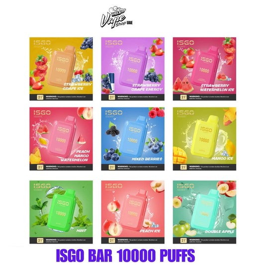 ISGO Bar 10000 Puffs Disposables Vape 2% in Dubai Abu Dhabi UAE