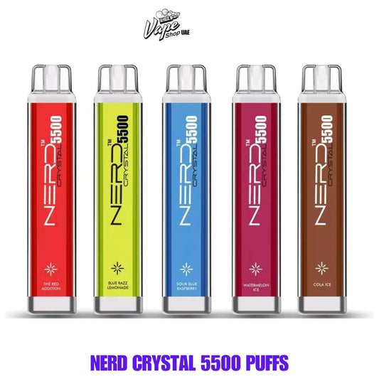 Nerd Crystal 5500 Puffs Disposable Vape in Dubai UAE