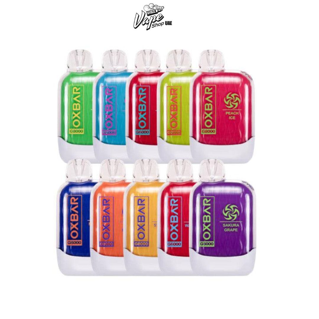 Best OXBAR G8000 Puffs Disposable Vape in Dubai, UAE