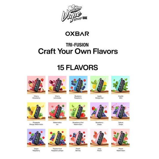 OXBAR Tri-Fusion 45000 Puffs Disposable Vape in Dubai UAE