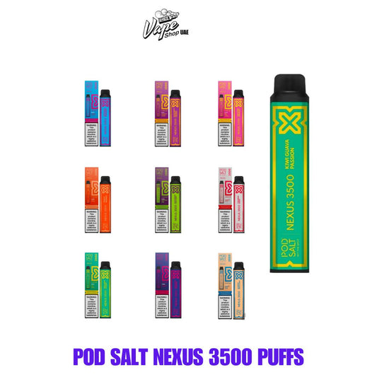 Pod Salt Nexus 3500 Puffs Disposable Vape Device in Dubai UAE