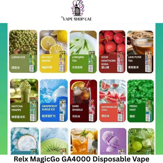 Relx MagicGo GA4000 Disposable Vape In Dubai UAE