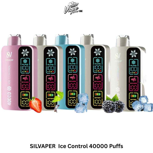 Best SILVAPER  Ice Control 40000 Puffs Disposable Vape in Dubai UAE