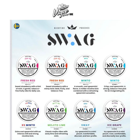 Buy New SWAG Nicotine Pouches in Dubai UAE
