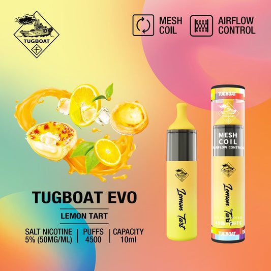 Tugboat EVO 4500 Puffs Disposable Vape in Dubai UAE