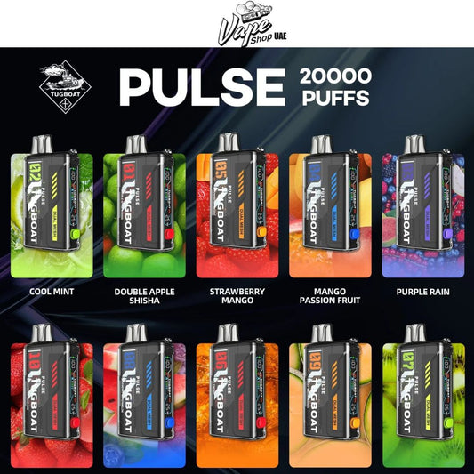 TUGBOAT Pulse 20000 Puffs 50mg Nicotine Disposable Vape in UAE