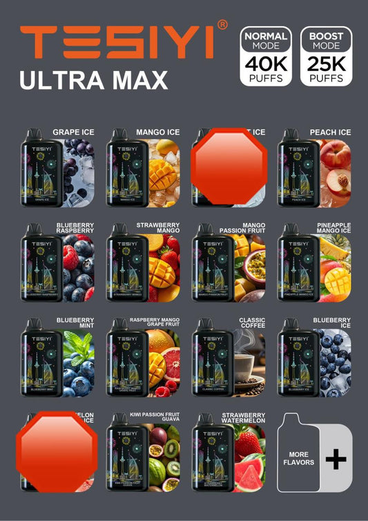 Tesiyi Ultra Shisha 40000 Puffs Disposable Vape In Dubai UAE