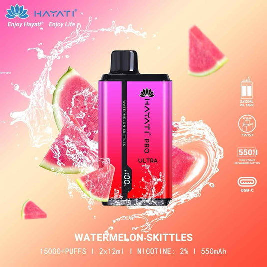 Hayati Pro Ultra 15000 Puffs Disposable Vape In Dubai UAE