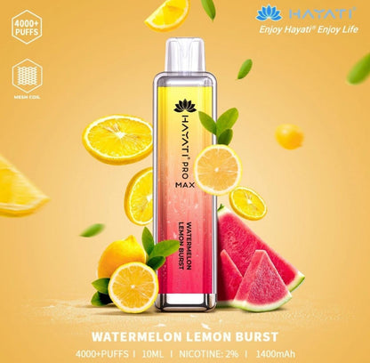 HAYATI Pro Max 4000 Puffs 20mg Disposable Vape in Dubai UAE