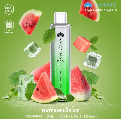 HAYATI Pro Max 4000 Puffs 20mg Disposable Vape in Dubai UAE
