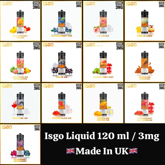 Best Isgo 3mg E-liquid 120ml In Dubai UAE
