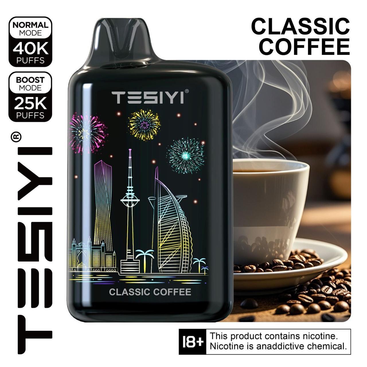 Tesiyi Ultra Shisha 40000 Puffs Disposable Vape In Dubai UAE