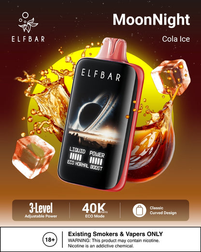 Elfbar Moonlight 40000 Puffs 5% Disposable Vape in Dubai UAE