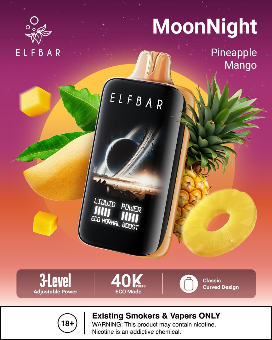 Elfbar Moonlight 40000 Puffs 5% Disposable Vape in Dubai UAE