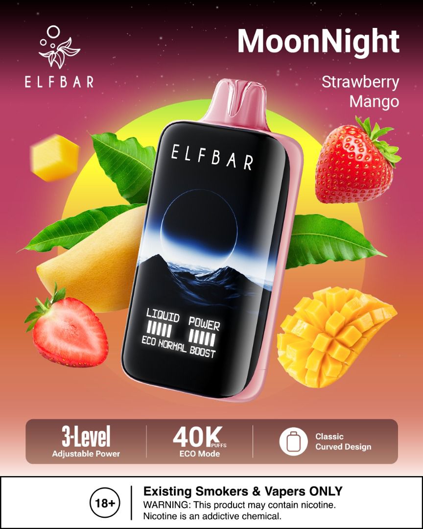 Elfbar Moonlight 40000 Puffs 5% Disposable Vape in Dubai UAE