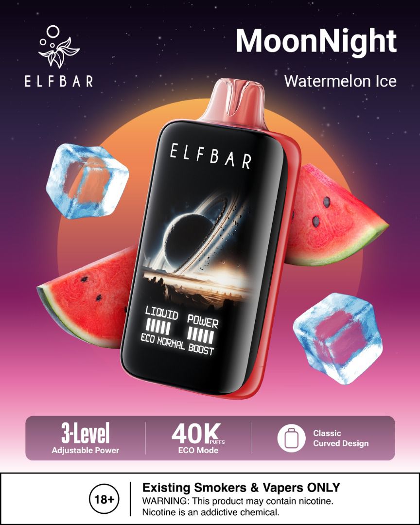 Elfbar Moonlight 40000 Puffs 5% Disposable Vape in Dubai UAE