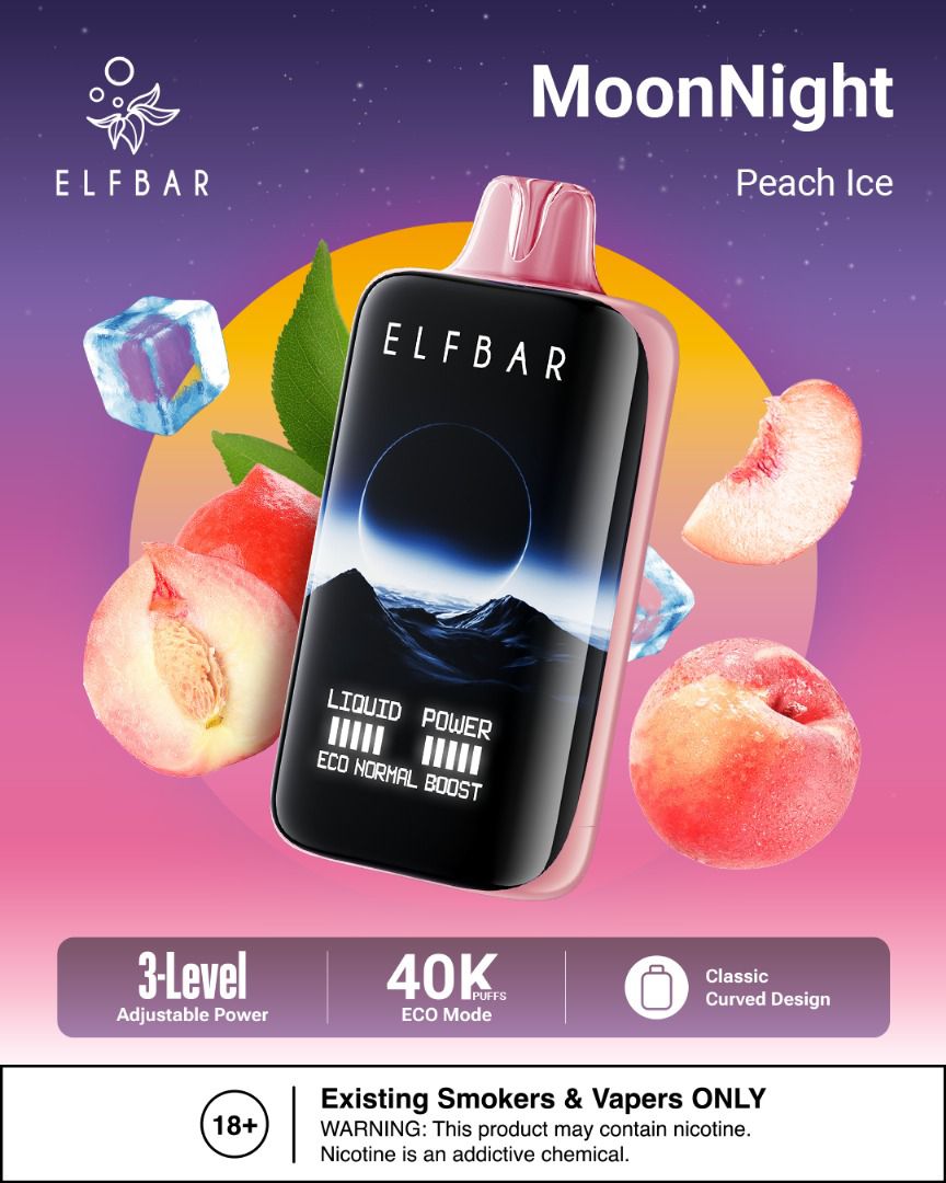 Elfbar Moonlight 40000 Puffs 5% Disposable Vape in Dubai UAE