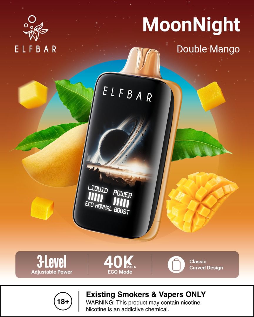 Elfbar Moonlight 40000 Puffs 5% Disposable Vape in Dubai UAE