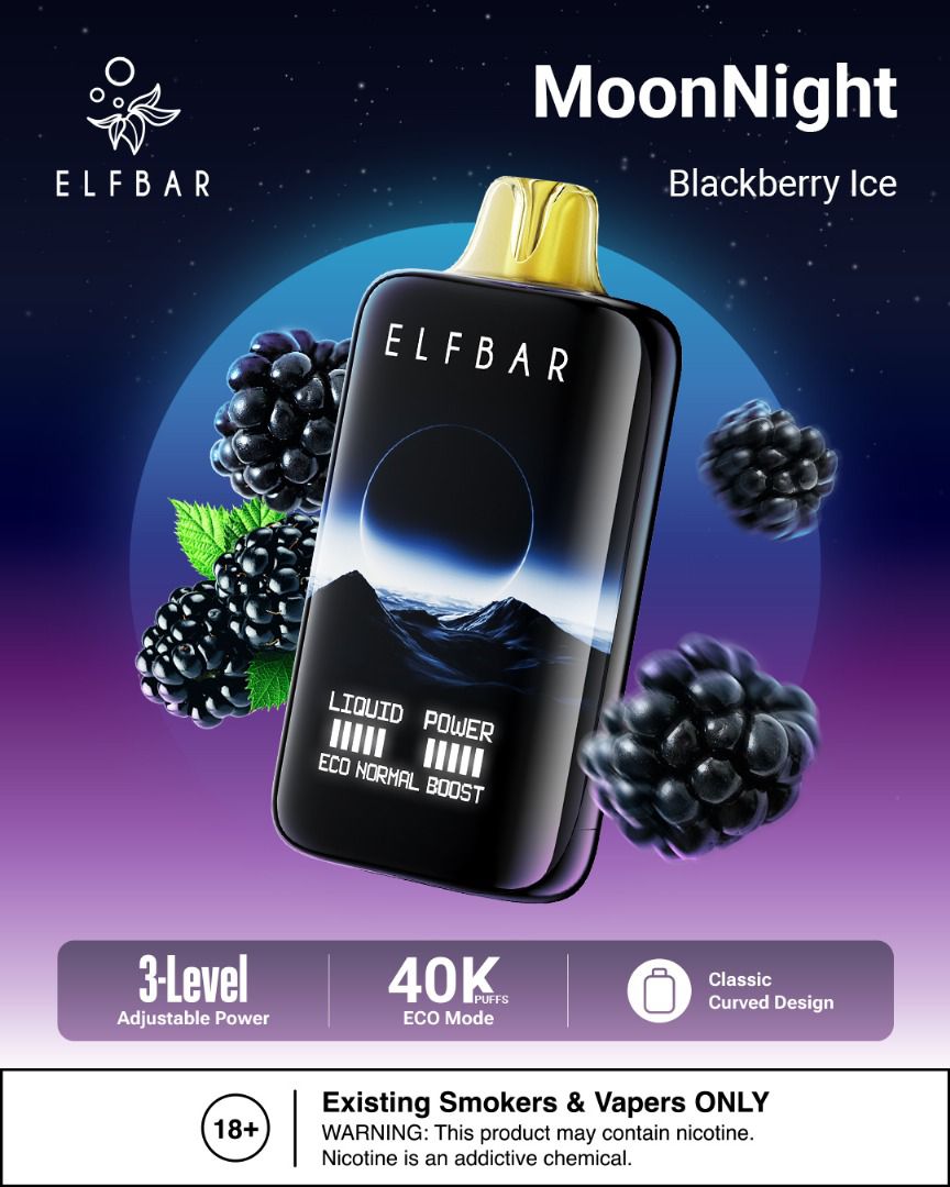 Elfbar Moonlight 40000 Puffs 5% Disposable Vape in Dubai UAE