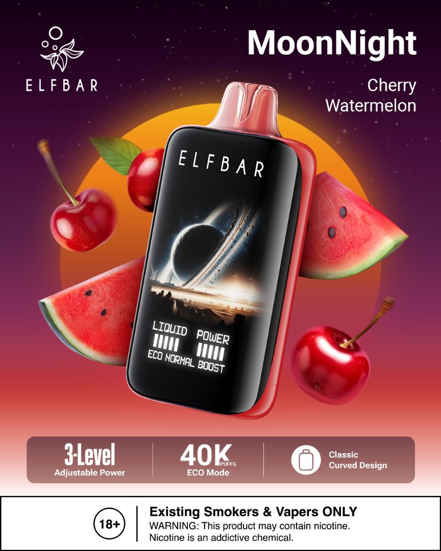 Elfbar Moonlight 40000 Puffs 5% Disposable Vape in Dubai UAE