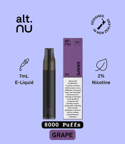 ALT NU 8000 Puffs Disposable Vape in Dubai UAE
