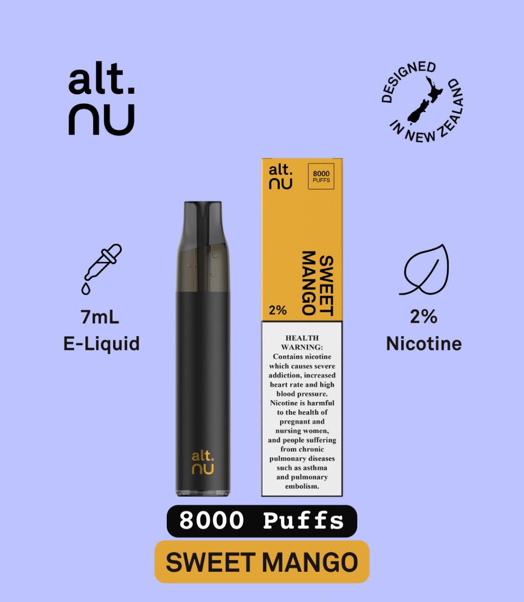ALT NU 8000 Puffs Disposable Vape in Dubai UAE