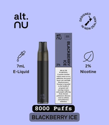 ALT NU 8000 Puffs Disposable Vape in Dubai UAE