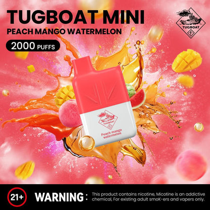 Tugboat Mini 2000 Puffs 2% Nicotine Disposable Vape in UAE