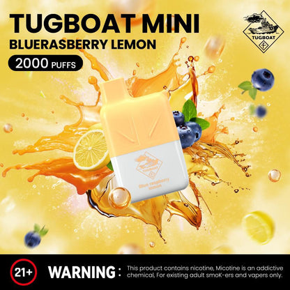 Tugboat Mini 2000 Puffs 2% Nicotine Disposable Vape in UAE