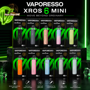 Vaporesso XROS 6 Mini Vape Kit 1000mAh 30W | Buy Online in UAE