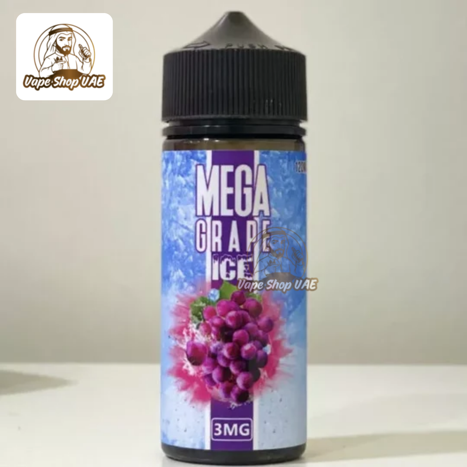 Mega 120ml E-Liquid 3mg nicotine 70 VG 30 PG