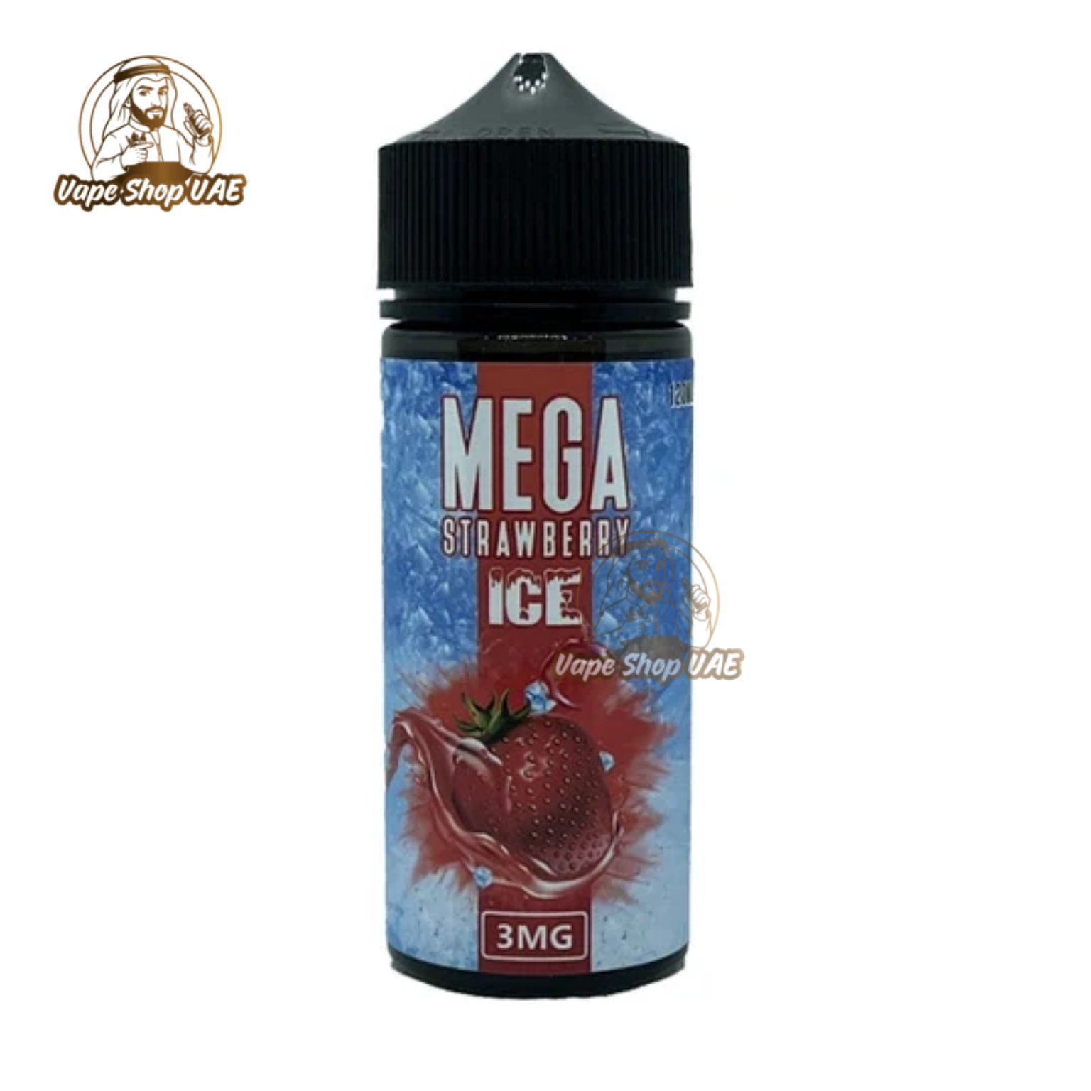 Mega 120ml E-Liquid 3mg nicotine 70 VG 30 PG