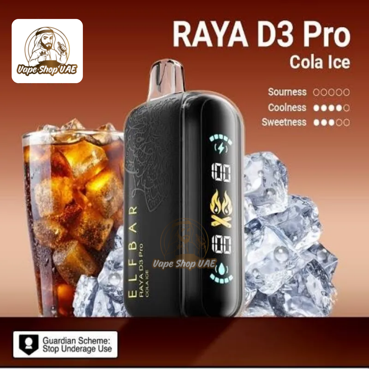 ELFBAR 30000 Puffs RAYA D3 PRO disposable vape in UAE