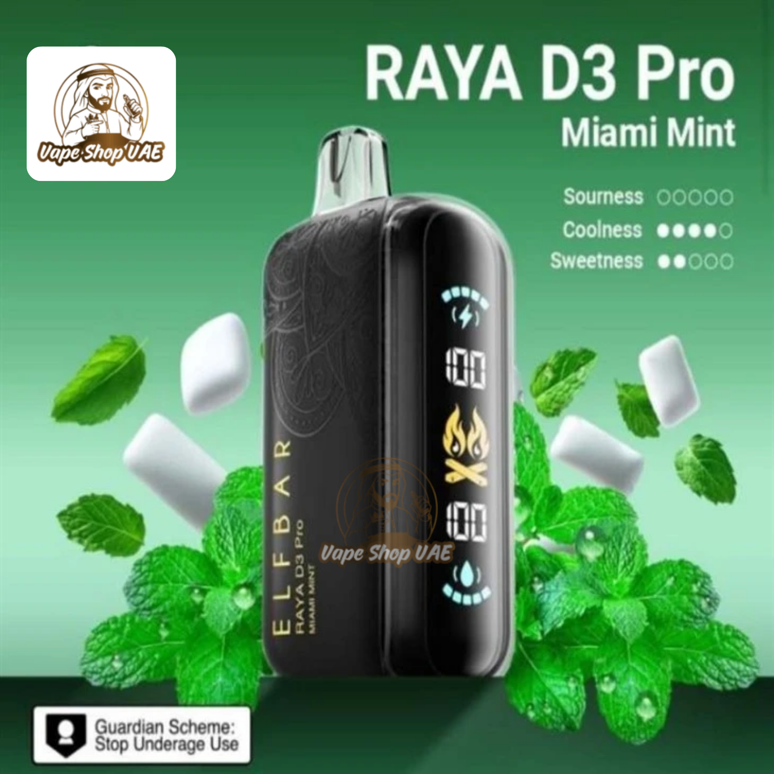 ELFBAR 30000 Puffs RAYA D3 PRO disposable vape in UAE