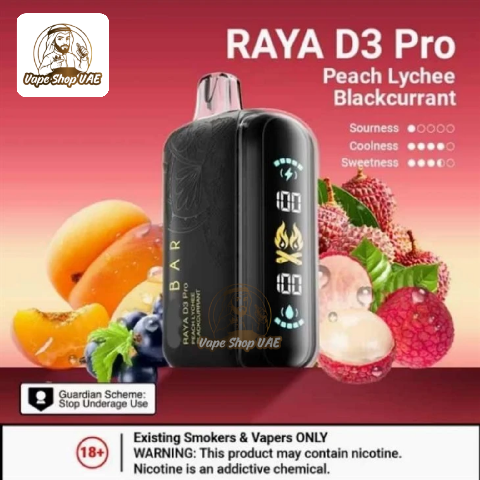 ELFBAR 30000 Puffs RAYA D3 PRO disposable vape in UAE