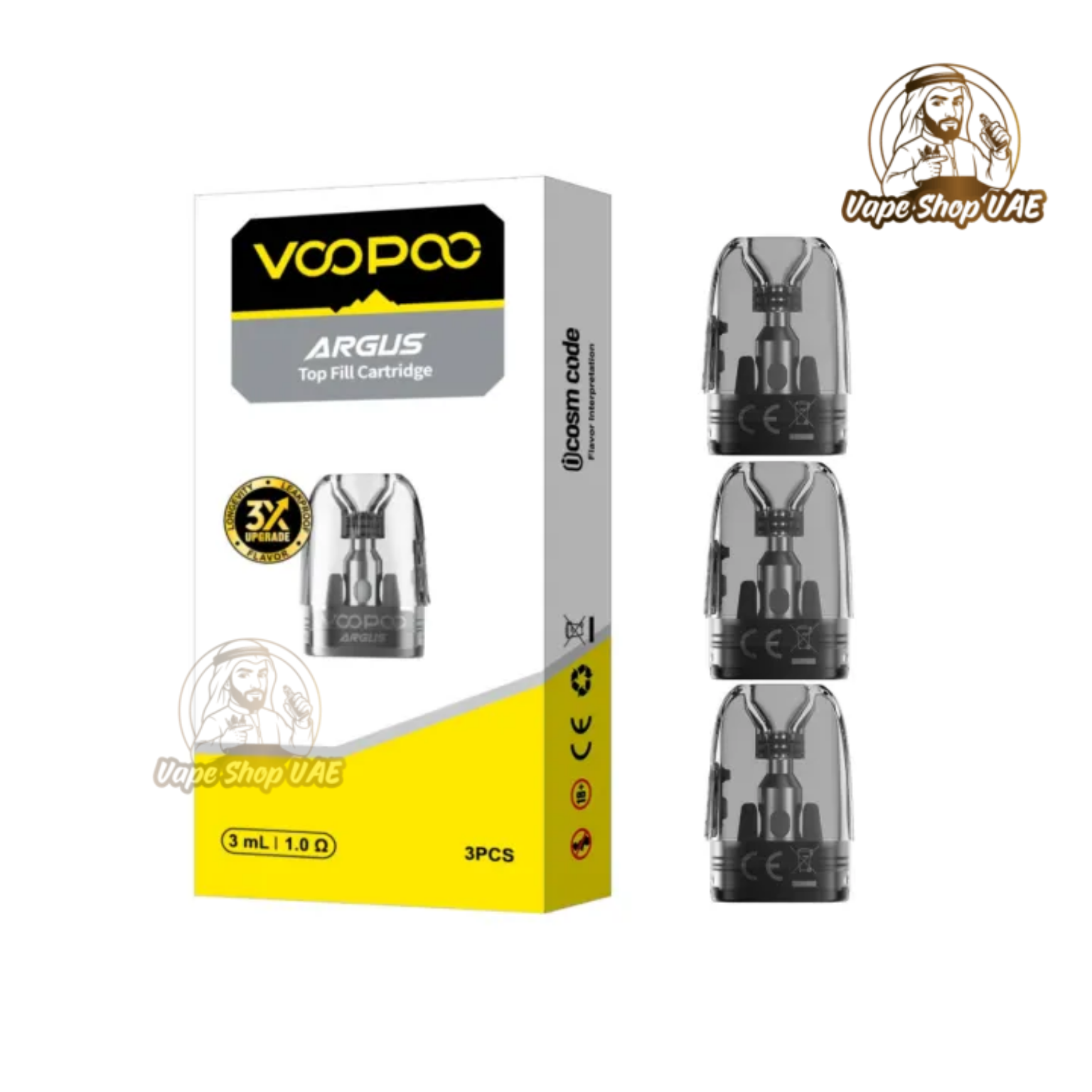 VOOPOO Argus Top Fill Cartridge V2 3ml replacement pod for Argus G3