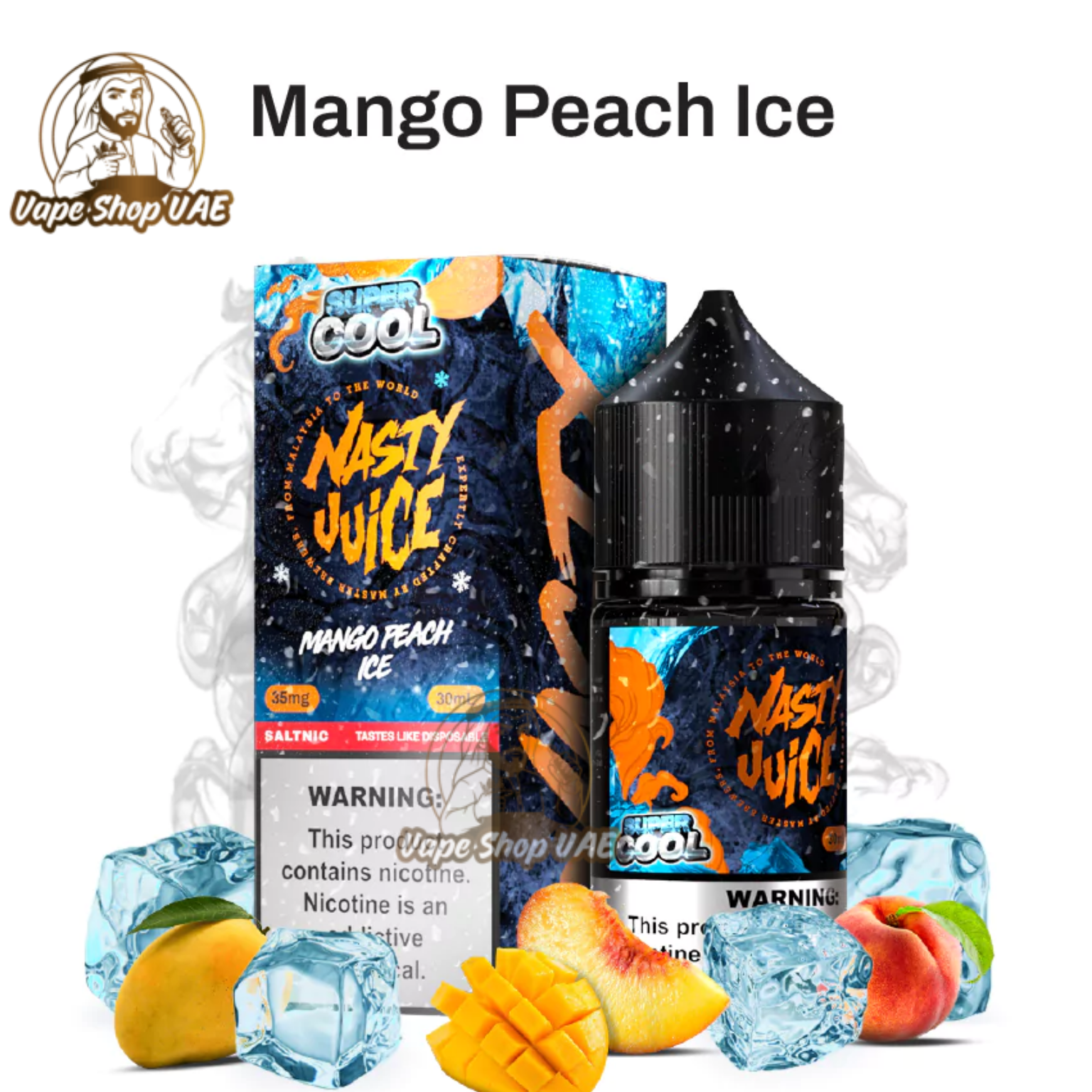 Nasty Super Cool 30ml salt nicotine e-liquid in UAE