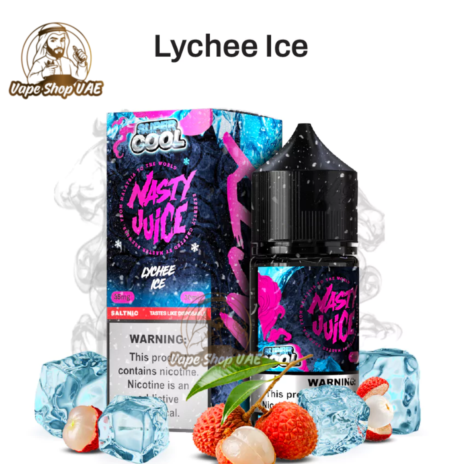 Nasty Super Cool 30ml salt nicotine e-liquid in UAE